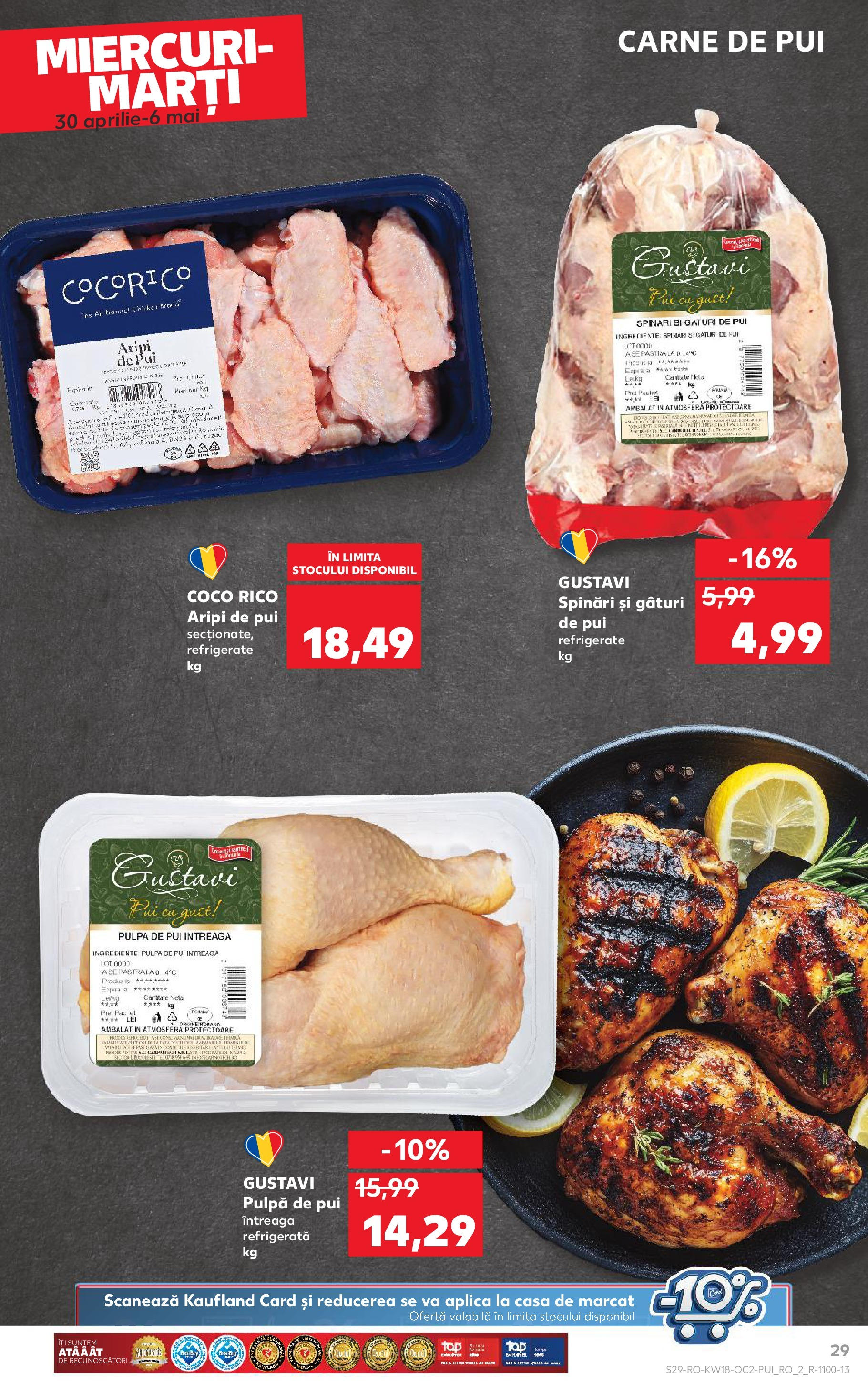 Catalog Kaufland - Constanța 30.04.2025 || Revista si Oferte | Pagină: 29 | Produse: Hacıyatmaz Kedi Oyuncağı, Carne De Pui Catalog Kaufland - Constanța 30.04.2025 - Revista si Oferta | Pagină: 29 | Produse: Hacıyatmaz Kedi Oyuncağı, Carne De Pui