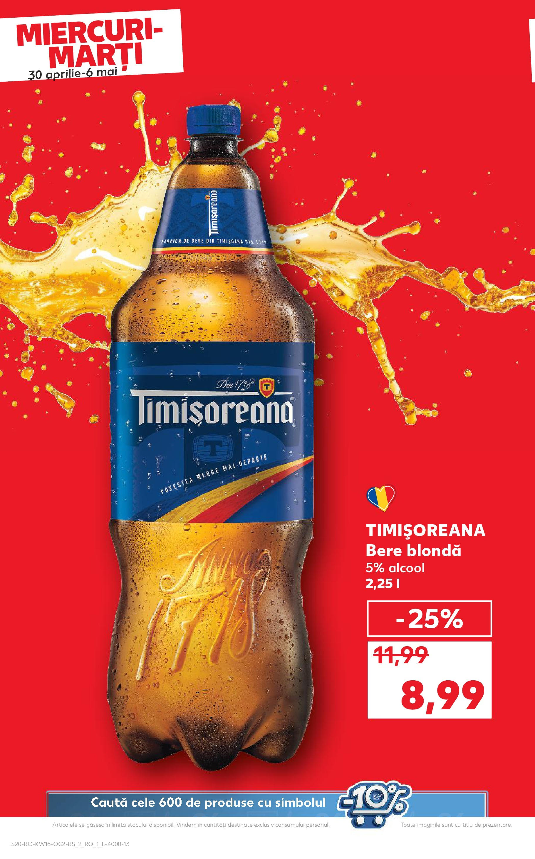 Catalog Kaufland - Iaşi 30.04.2025 || Revista si Oferte | Pagină: 20 | Produse: Bere Catalog Kaufland - Iaşi 30.04.2025 - Revista si Oferta | Pagină: 20 | Produse: Bere
