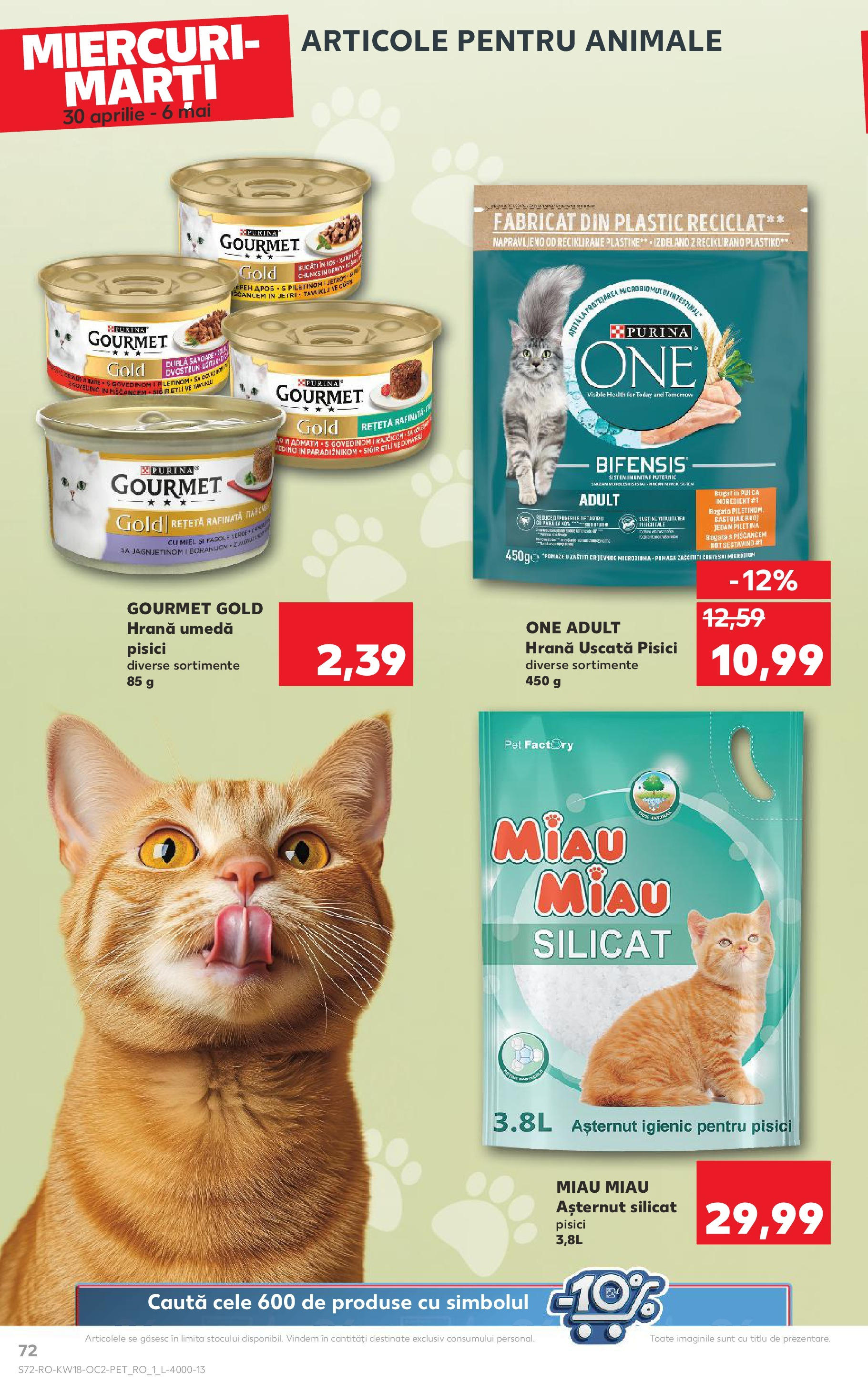 Catalog Kaufland - Iaşi 30.04.2025 || Revista si Oferte | Pagină: 72 | Produse: Hacıyatmaz Kedi Oyuncağı Catalog Kaufland - Iaşi 30.04.2025 - Revista si Oferta | Pagină: 72 | Produse: Hacıyatmaz Kedi Oyuncağı