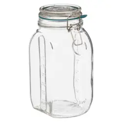 Einmachglas Jarro mit Bügelverschluss 2 Liter transparent