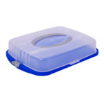 PAGRO DISKONT RIVAL Partybutler XL mit Tragegriff 51 x 37,5 x 10,5 cm blau/transparent - bis 07.05.2025