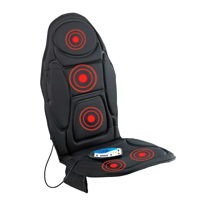 VITALMAXX 5-Zonen Massagematte mit Wärmefunktion schwarz