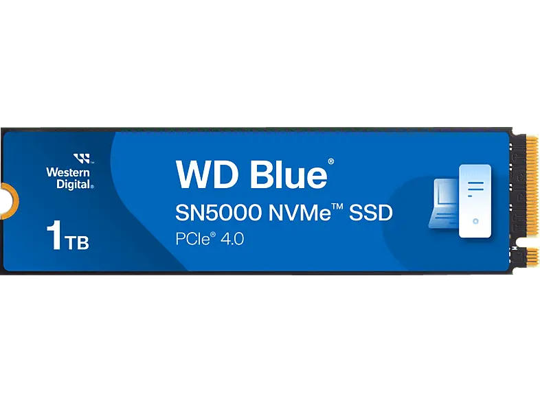 SandISK Blue® SN5000 NVMe™ Festplatte intern, 1 TB SSD, PCIe® Gen4, Blau