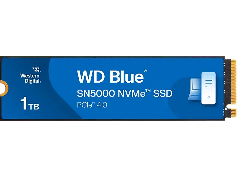 SandISK Blue® SN5000 NVMe™ Festplatte intern, 1 TB SSD, PCIe® Gen4, Blau