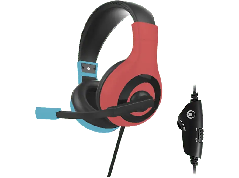 NACON Stereo Gaming Headset V1 Neon Rot und Blau