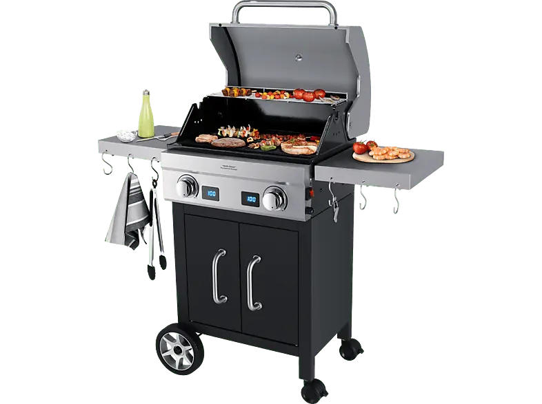 Steba VG7000 Devil's Choice Deluxe Grillcenter Griller, Schwarz (2800 Watt)