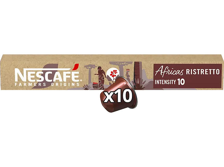 Nescafe Farmers Origins Africas Kaffeekapseln, 10 Stück, Kompatibles System: Nespresso