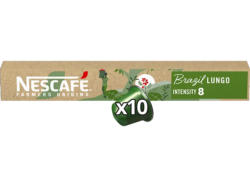 Nescafe Farmers Origins Brazil Kaffeekapseln, 10 Stück, Kompatibles System: Nespresso