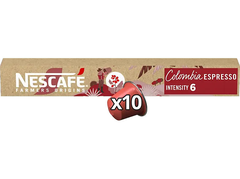 Nescafe Colombia Kaffeekapsel, 10 Stück, Kompatibles System: Nespresso