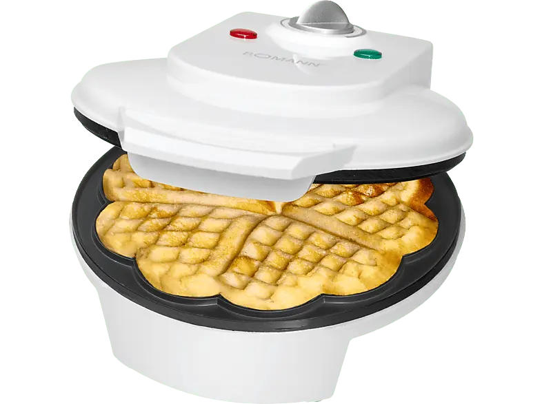 Bomann WA5018CB Waffeleisen, Weiß, 1200 Watt