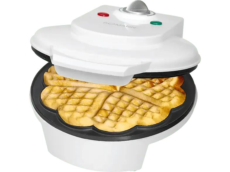 Bomann WA5018CB Waffeleisen, Weiß, 1200 Watt