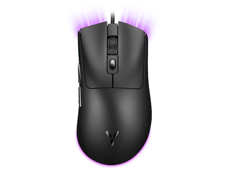 ISY IGM-1100 Gaming Maus mit Mehrfarbiger LED, schwarz
