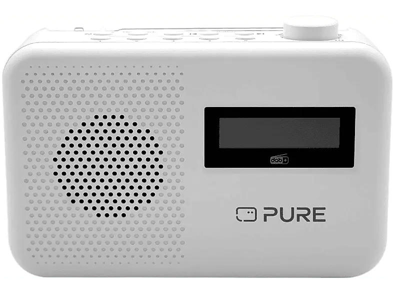 Pure Elan One² portables DAB+/FM Radio mit Bluetooth 5.1, White