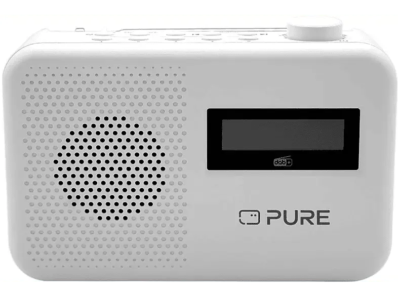 Pure Elan One² portables DAB+/FM Radio mit Bluetooth 5.1, White