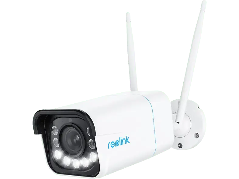 Reolink 4K UHD Wi-Fi Smart Überwachungskamera (Anzahl Kameras: 1, für Innen + Außen, Nachtsichtfunktion, Netzbetrieb, Weiß)