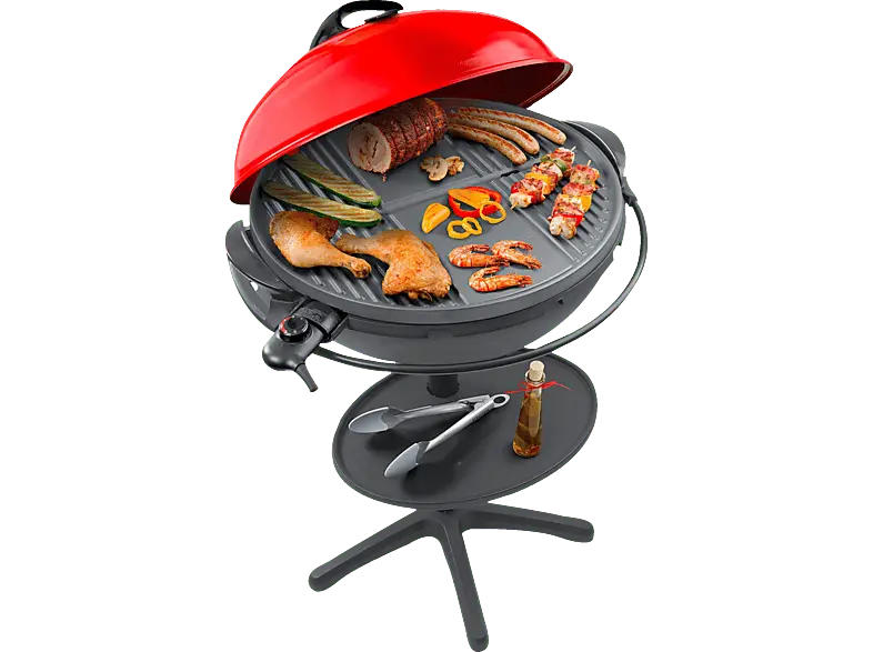 Steba VG 400 BBQ-Griller, Schwarz, Rot (2200 Watt)