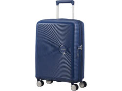 American Tourister SoundBox 55cm Midnight Navy Hartschalen Handgepäck Trolley