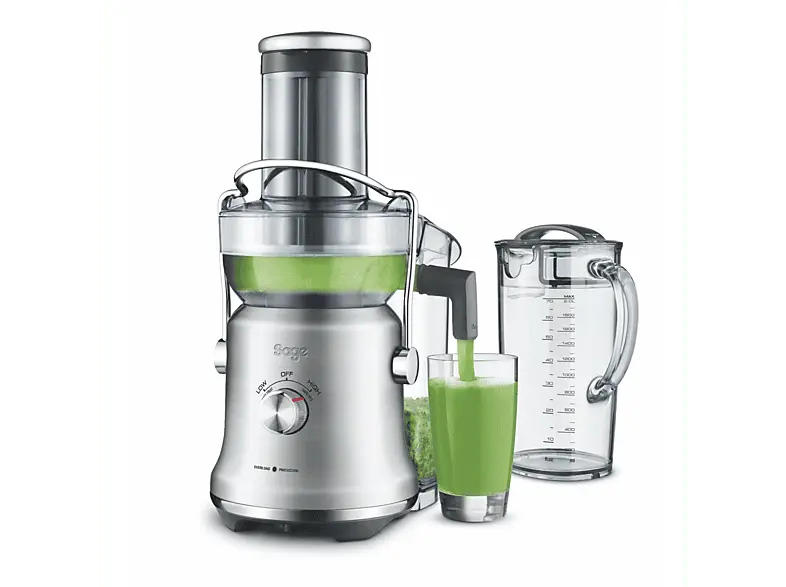 Sage SJE530BSS4EEU1 The Nutri Juicer Cold Plus Entsafter 1300 Watt, Brushed StainlessSteel