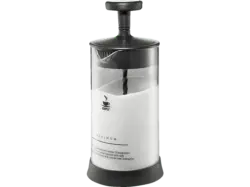 Gefu 16370 Antonio Milchaufschäumer (Transparent/Schwarz)