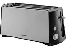 Cloer Toaster 3710 (Schwarz, 1380 Watt, Schlitze: 2)