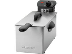 Clatronic FR 3586 Kaltzone Fritteuse (850 g, 2000 Watt, Inox)