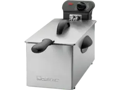 Clatronic FR 3586 Kaltzone Fritteuse (850 g, 2000 Watt, Inox)