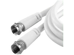 Vivanco 44073 Sat Kabel, F-Stecker, 10m, 75dB; Anschlusskabel