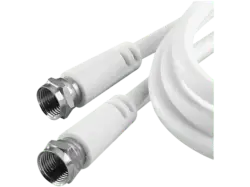 Vivanco 44073 Sat Kabel, F-Stecker, 10m, 75dB; Anschlusskabel