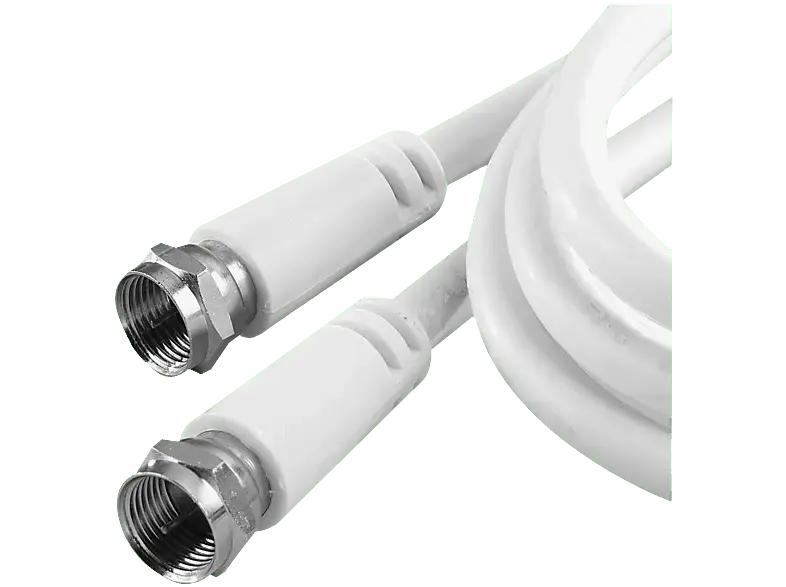 Vivanco 44073 Sat Kabel, F-Stecker, 10m, 75dB; Anschlusskabel