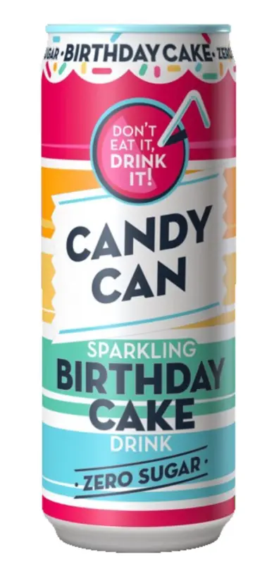 Candy can Газирана напитка различни видове