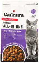 Kaufland хипермаркет K-CARINURA Суха храна за котки различни видове - до 16-11-25