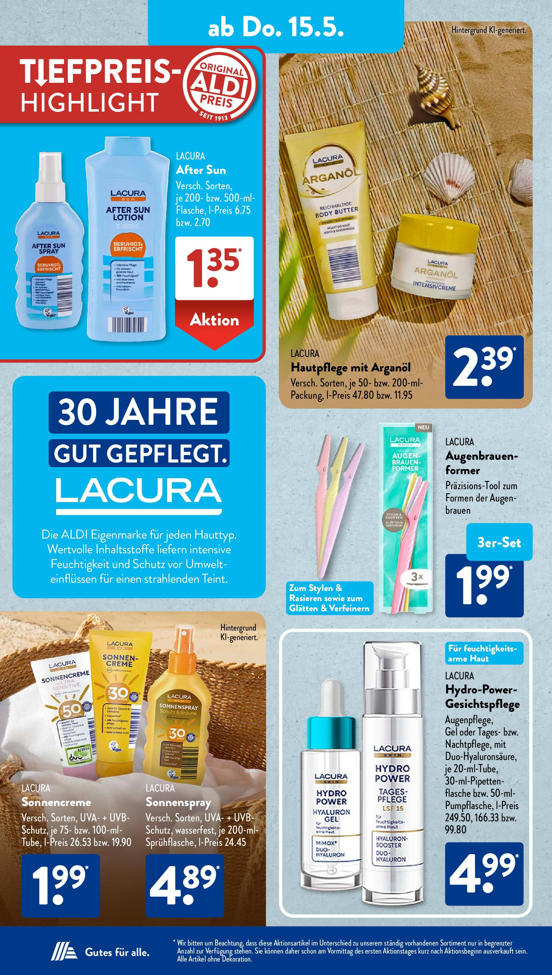 Aldi Süd - Aldi Süd: Wochenangebote (ab 11.05.2025) zum Blättern | Seite: 19 | Produkte: Butter, Creme, Sonnencreme, After Sun Aldi Süd - Aldi Süd: Wochenangebote (ab 11.05.2025) zum Blättern | Seite: 19 | Produkte: Butter, Creme, Sonnencreme, After Sun