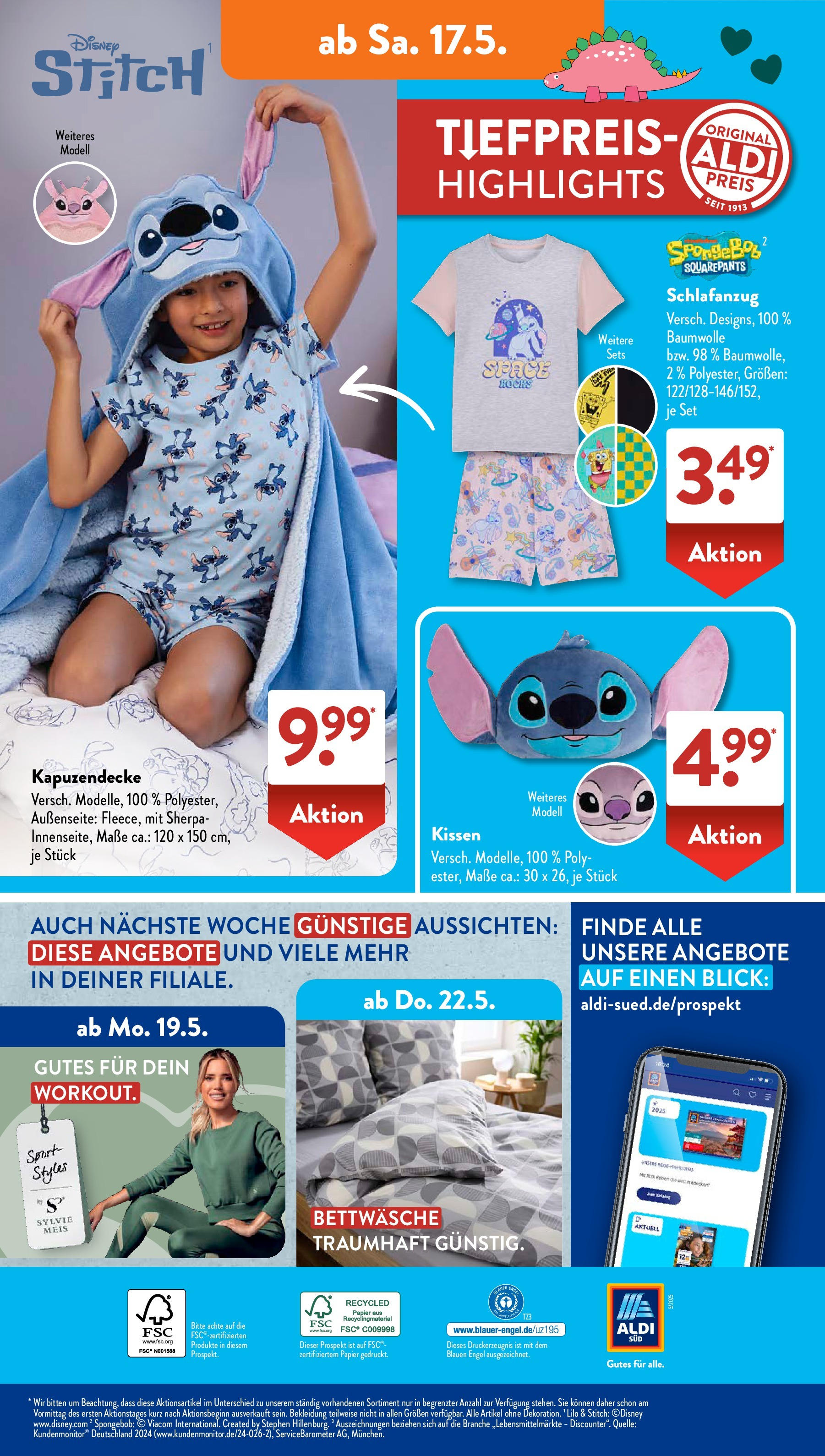 Aldi Süd - Aldi Süd: Wochenangebote (ab 11.05.2025) zum Blättern | Seite: 29 | Produkte: Kissen, Bettwäsche, Bekleidung Aldi Süd - Aldi Süd: Wochenangebote (ab 11.05.2025) zum Blättern | Seite: 29 | Produkte: Kissen, Bettwäsche, Bekleidung