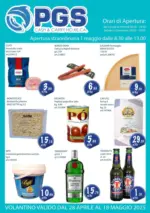 PGS Cash&Carry VOLANTINO VALIDO DAL 28 APRILE al 18 MAGGIO 2025 - al 18.05.2025