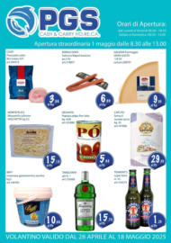 VOLANTINO VALIDO DAL 28 APRILE al 18 MAGGIO 2025