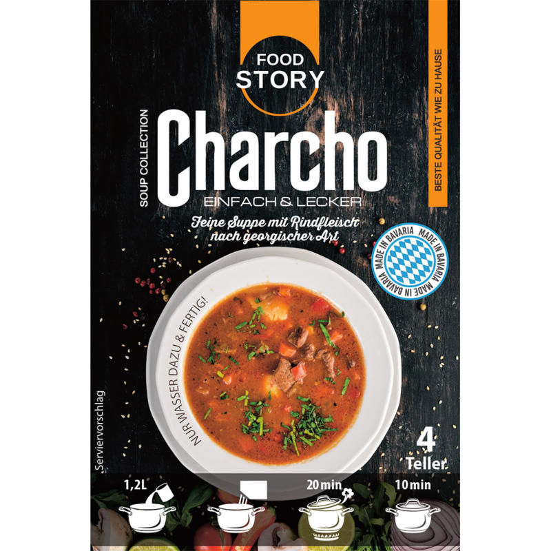 Chartscho Suppe - Suppenmischung mit Rindfleisch und Reis nach Georgischer Art