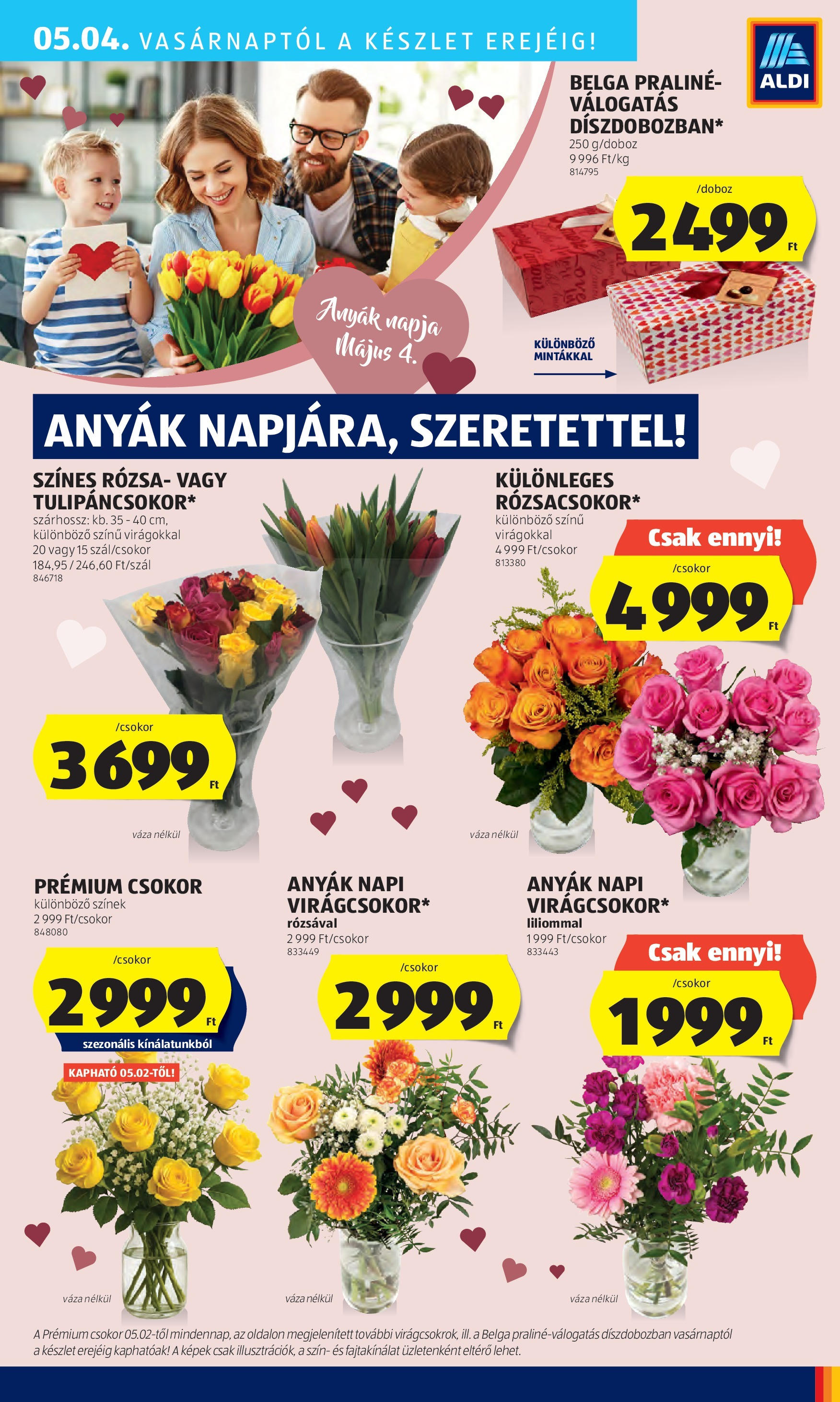 Aldi - Aldi újság érvényessége 2025.05.07.-iG - 2025.04.29. -tól/töl > akció, lapozható szórólap 🛍️ | Oldal: 31 | Termékek: Praliné, Váza