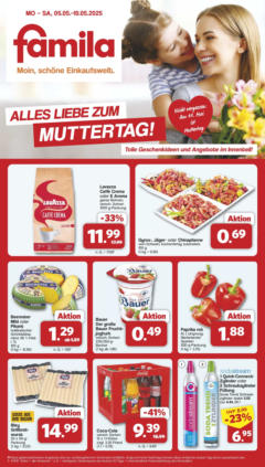 Vorschau von dem Prospekt des Geschäftes Famila Nordwest, gültig ab dem 05.05.2025