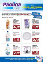 Paolina Shop Offerte valide dal 26 aprile al 9 maggio - al 09.05.2025