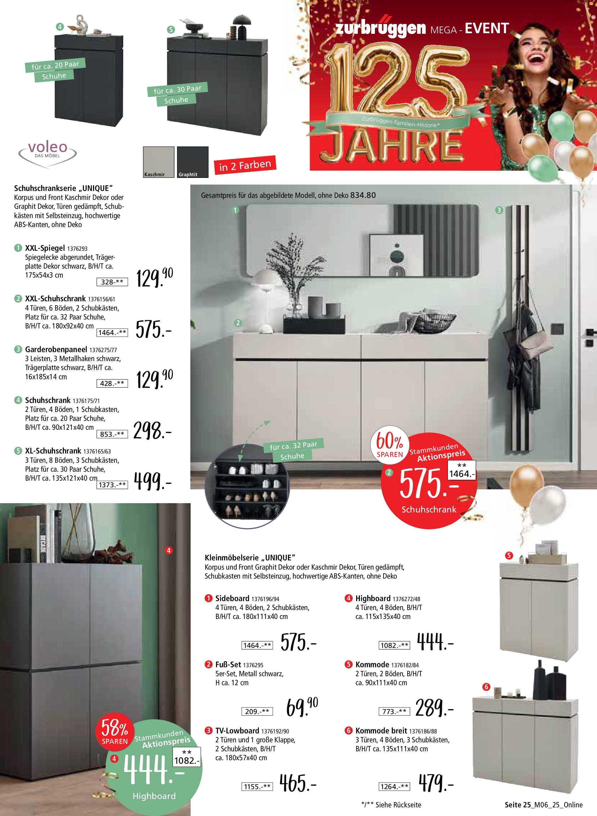 Zurbrüggen Mega-Event (ab 02.05.2025) zum Blättern | Seite: 25 | Produkte: Sideboard, HIghboard, Kommode, TV Zurbrüggen Mega-Event (ab 02.05.2025) zum Blättern | Seite: 25 | Produkte: Sideboard, HIghboard, Kommode, TV