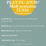 Crocodile Plat Du Jour - au 02.05.2025