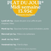 Plat Du Jour