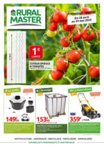 Rural Master MOTOCULTURE - JARDINAGE - BRICOLAGE - DROGUERIE - ANIMALERIE - au 24.05.2025