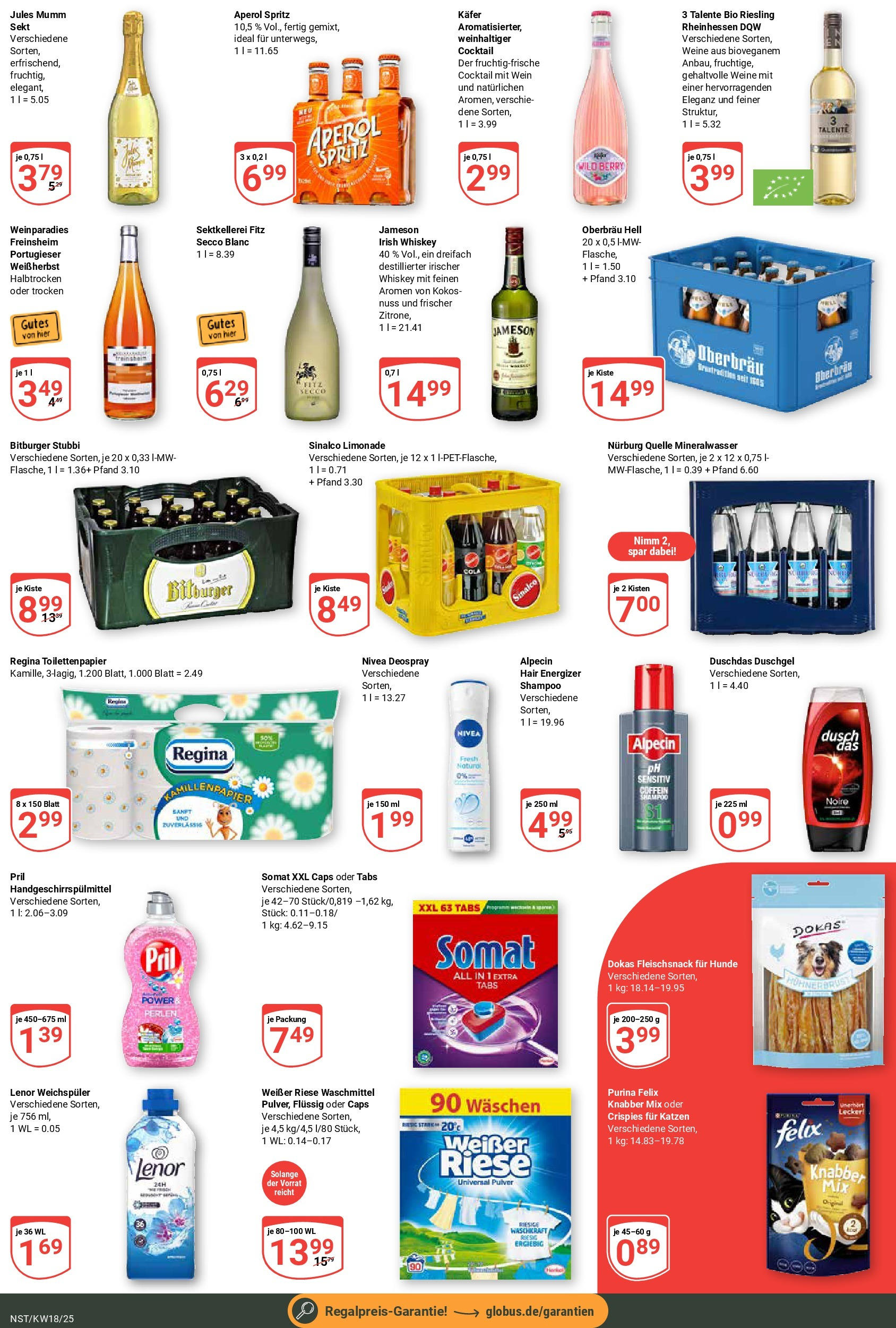 Globus - Globus: Wochenangebote (ab 27.04.2025) » Angebote ab Montag | Seite: 8 | Produkte: Bitburger, Jules mumm, Weichspüler, Zitrone Globus - Globus: Wochenangebote (ab 27.04.2025) » Angebote online | Seite: 8 | Produkte: Bitburger, Jules mumm, Weichspüler, Zitrone