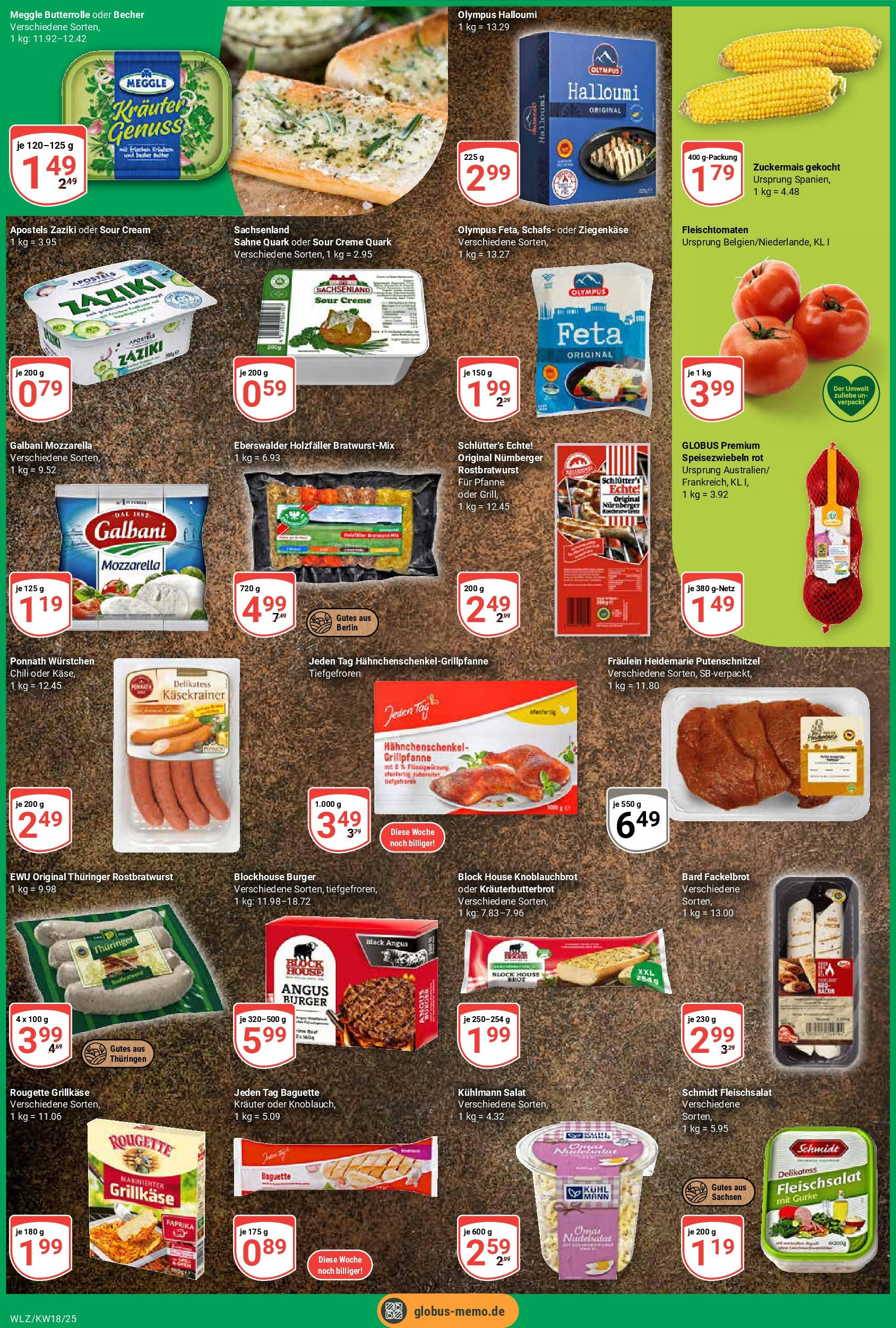 Globus - Globus: Wochenangebote (ab 27.04.2025) » Angebote ab Montag | Seite: 2 | Produkte: Hahnchenschenkel, Putenschnitzel, Knoblauch, Chili Globus - Globus: Wochenangebote (ab 27.04.2025) » Angebote online | Seite: 2 | Produkte: Hahnchenschenkel, Putenschnitzel, Knoblauch, Chili