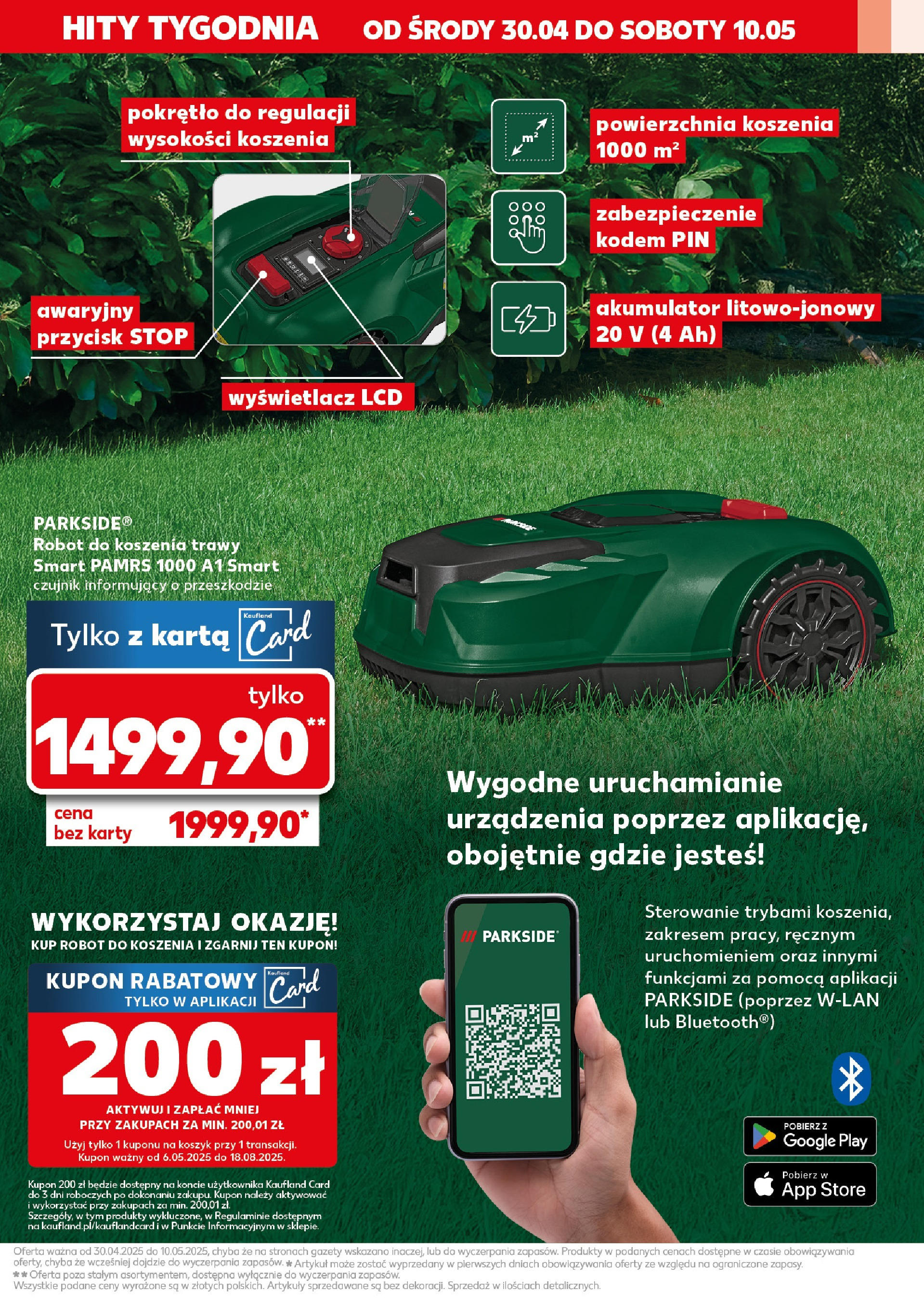 Kaufland gazetka - Mega okazje (30.04.2025) - od jutra | Strona: 3 | Produkty: Karta, Trawy, Robot Kaufland gazetka - Mega okazje od 30.04.2025 - od jutra PDF | Strona: 3 | Produkty: Karta, Trawy, Robot
