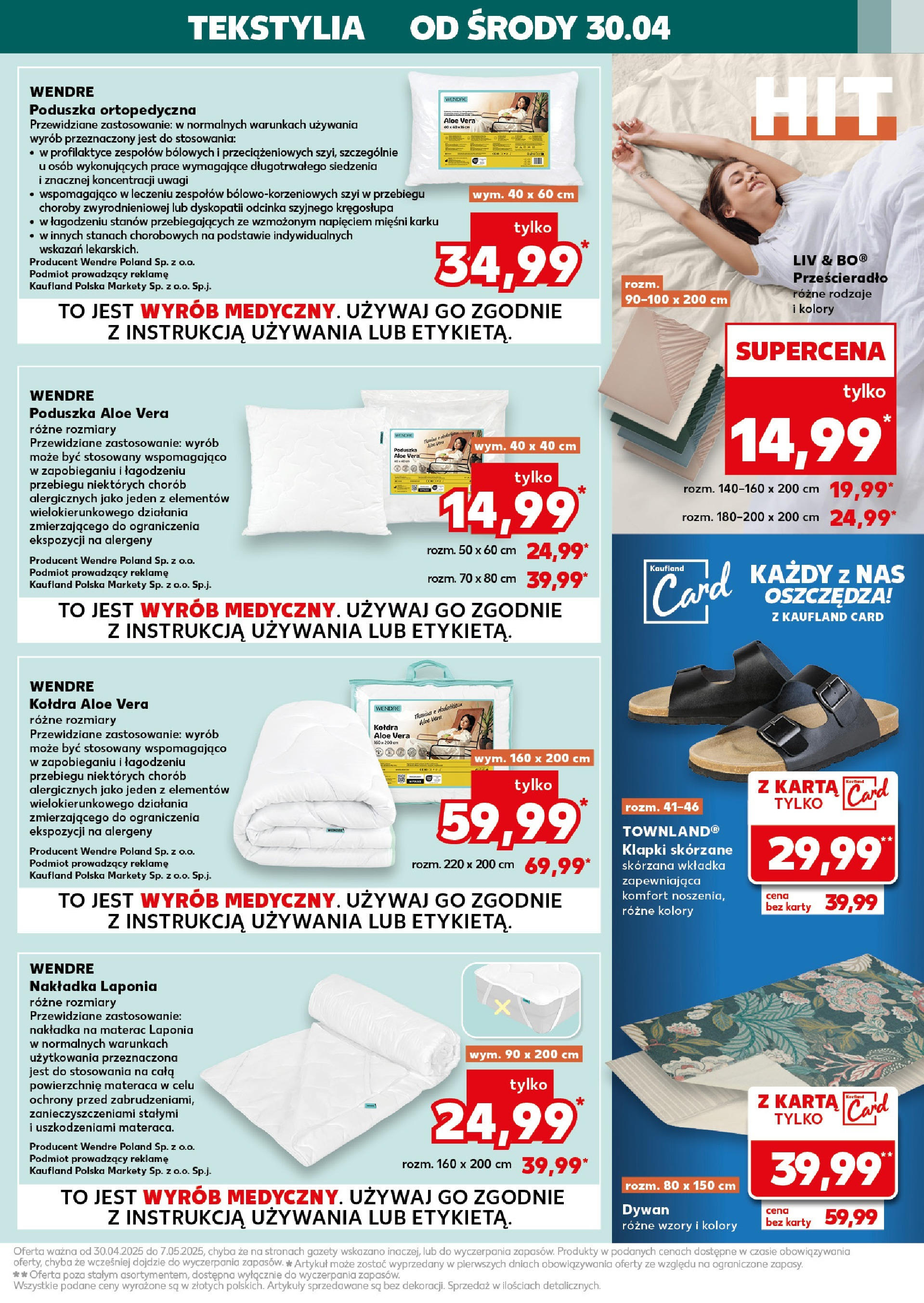 Kaufland gazetka - Mega okazje (30.04.2025) - od jutra | Strona: 5 | Produkty: Poduszka, Poduszka ortopedyczna, Kołdra, Tekstylia Kaufland gazetka - Mega okazje od 30.04.2025 - od jutra PDF | Strona: 5 | Produkty: Poduszka, Poduszka ortopedyczna, Kołdra, Tekstylia