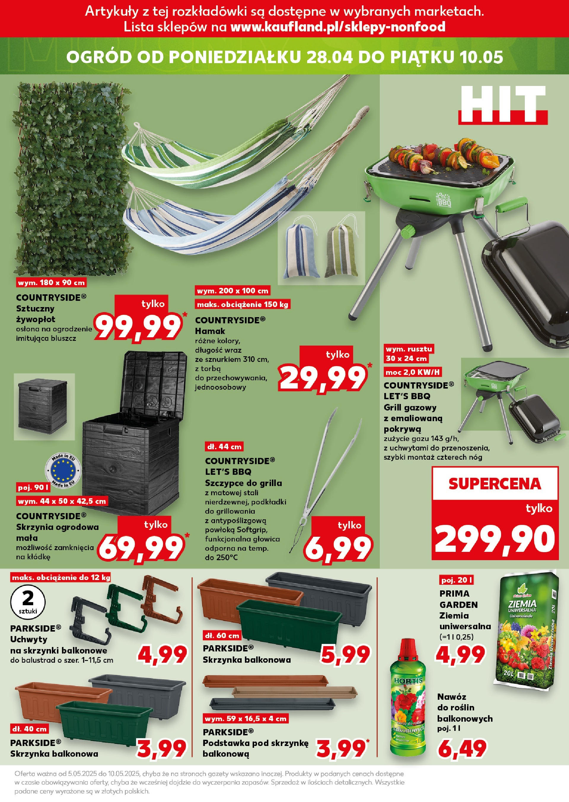 Kaufland gazetka - Mega okazje (30.04.2025) - od jutra | Strona: 19 | Produkty: Grill, Grill gazowy, Ziemia, Hamak Kaufland gazetka - Mega okazje od 30.04.2025 - od jutra PDF | Strona: 19 | Produkty: Grill, Grill gazowy, Ziemia, Hamak