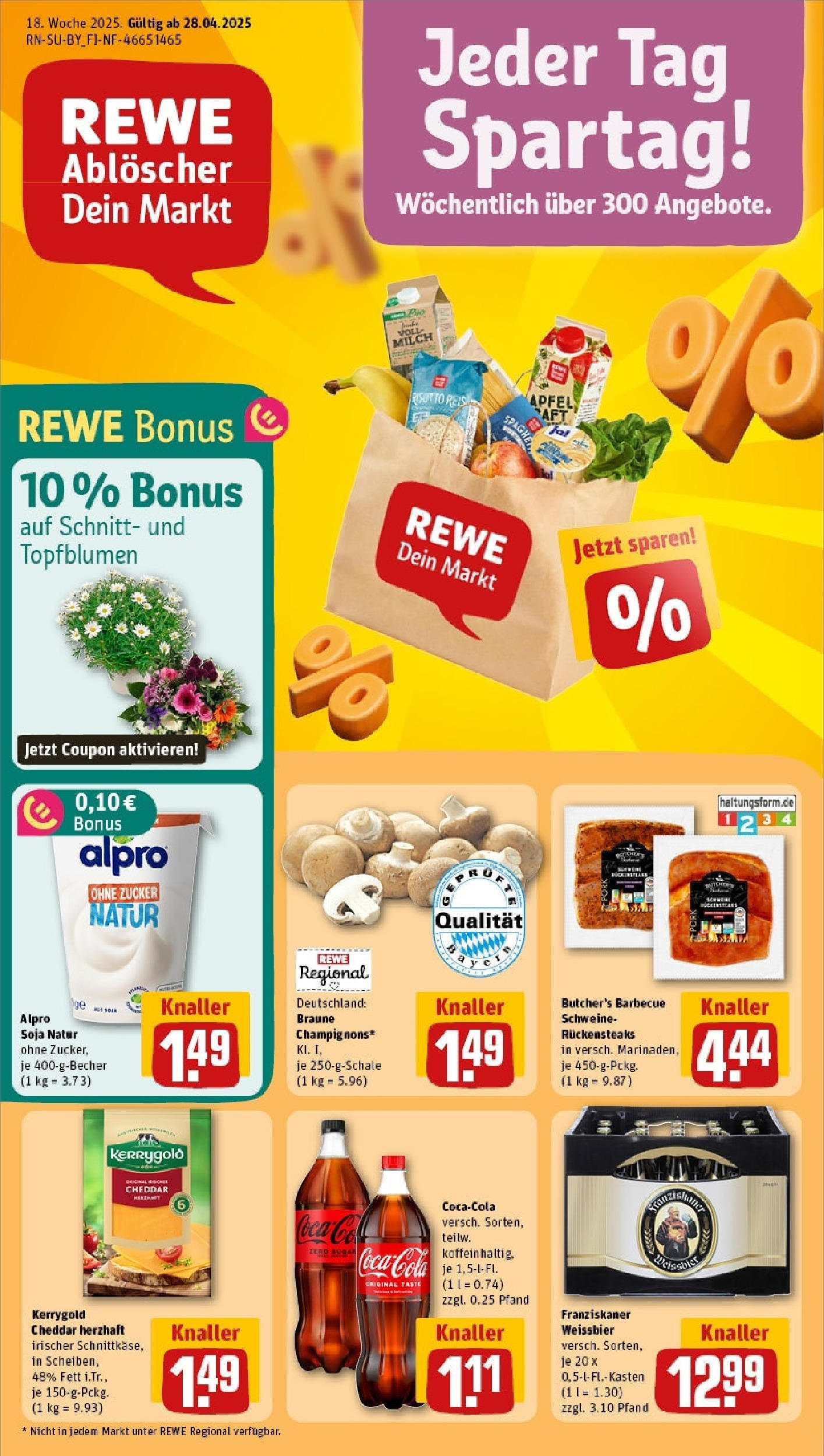 Rewe - Rewe: Wochenangebote (ab 27.04.2025) zum Blättern » Angebote | Seite: 1 | Produkte: Milch, Äpfel, Alpro, Reis Rewe - Rewe: Wochenangebote (ab 27.04.2025) zum Blättern » Angebote | Seite: 1 | Produkte: Milch, Äpfel, Alpro, Reis