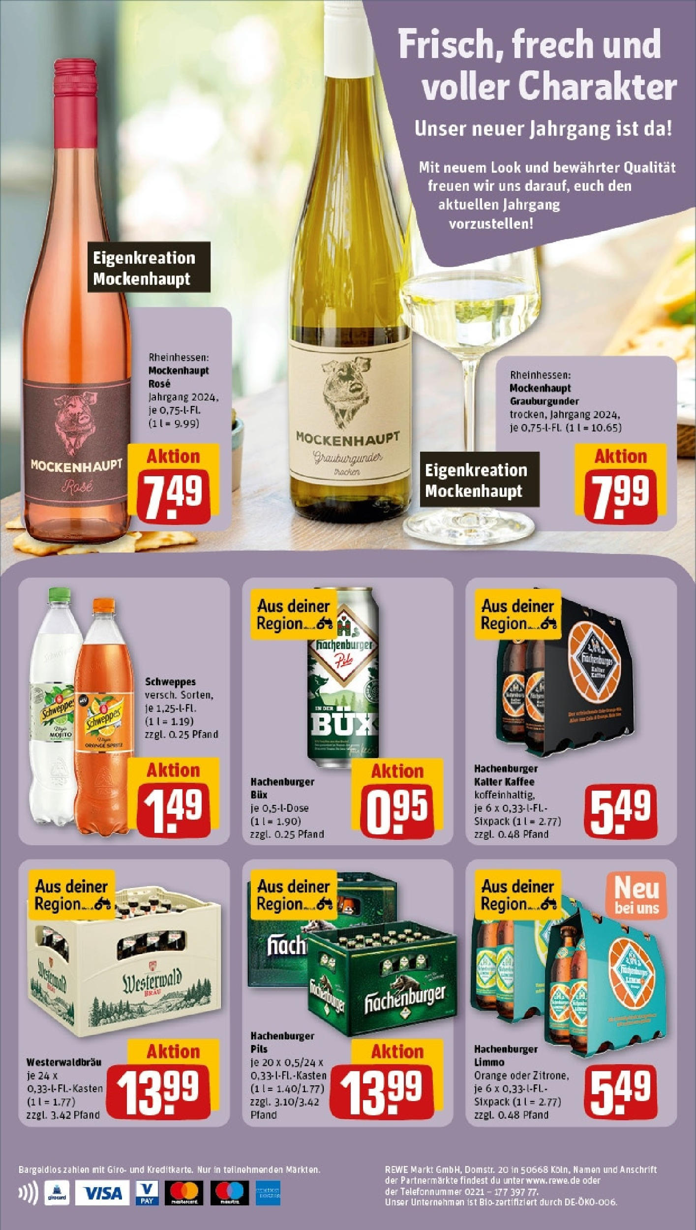 Rewe - Rewe: Wochenangebote (ab 27.04.2025) zum Blättern » Angebote | Seite: 2 | Produkte: Kaffee, Pils, Schweppes Rewe - Rewe: Wochenangebote (ab 27.04.2025) zum Blättern » Angebote | Seite: 2 | Produkte: Kaffee, Pils, Schweppes